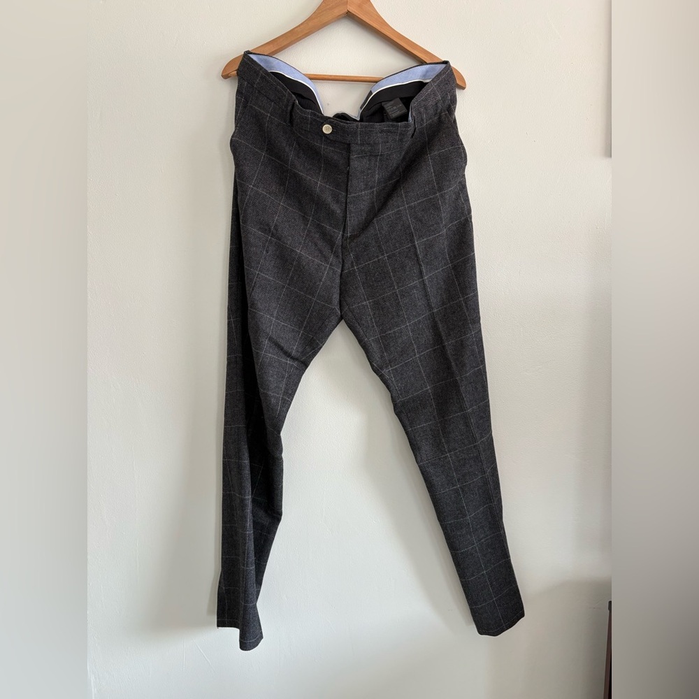 Men's H&M Gray Checkered Pants